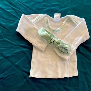 White Medline 6 Month Long Sleeve T